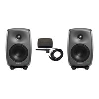 Genelec 8330A Dark Grey (Pair) + Genelec GLM Loudspeaker Manager User Kit Bundle