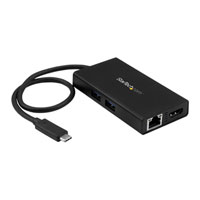 USB-C Multiport Adapter for Laptops - Power Delivery 4K HDMI Gigabit Lan USB 3.0