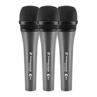 Sennheiser e835-S 3 Pack Vocal Microphones