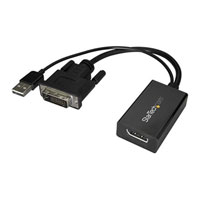 StarTech.com DVI-D to DP Video Converter Adapter - M/F