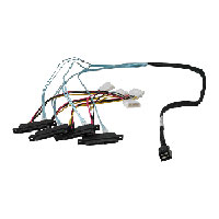 HighPoint SFF-8643 Port to Controller Cable for 4 x SFF-8482 Ports to 4 x SAS Drives