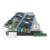 Intel 2U Rackmount 4 Node 8 Xeon Scalable Gold Server