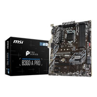MSI B360-A PRO, Intel B360, S 1151, DDR4, SATA3, M.2, 2-Way CrossFire, Intel GbE, USB 3.1 Gen2 A+C, ATX