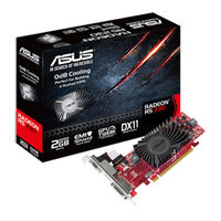 2GB ASUS Radeon R5 230 Passive Silent Low Profile, 40nm, 160 Streams, 650MHz, 1200MHz DDR3, HDMI/DVI-D/VGA