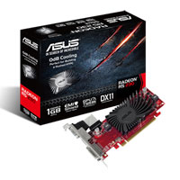 1GB ASUS Radeon R5 230 Passive Silent Low Profile, 40nm, 160 Streams, 625MHz, 1200MHz DDR3, HDMI/DVI-D/VGA