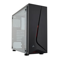 Corsair Carbide Series SPEC-05, Black, Mid Tower Computer Chassis, with Window, ATX/MicroATX/Mini-ITX, 120mm Red LED Fan