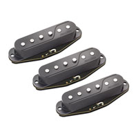 Fishman Fluence Single Width Pickups for Strat®, Set of 3, Black