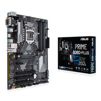 ASUS PRIME B360-PLUS, Intel B360, S 1151, DDR4, SATA3, Dual M.2, 2-Way CrossFire, Realtek GbE, USB 3.1 Gen2 A, ATX