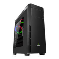 Game Max Graphite RGB Chassis, Acrylic Window, 2x120mm Fans Included, Radiator Support, ATX/MicroATX/MiniITX, USB 3.0