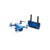 Modifli DJI Spark Drone Skin Vivid Riviera Blue Propwrap™ Combo