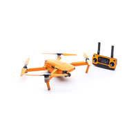 Modifli DJI Mavic Pro Drone Skin Vivid Lava Orange Propwrap™ Combo
