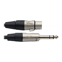 10m Stagg XLR (F) to Stereo Jack (M) Audio Cable