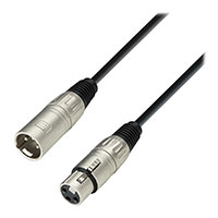 3m Adam Hall Microphone Cable Female XLR to Male XLR