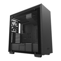 NZXT H700, Black, Mid Tower Computer Chassis, Tempered Glass Window, E-ATX/ATX/mATX/mITX, 3x 120mm Fans, 140mm Fan