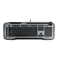 ROCCAT ROC-12-302-WE Horde Membranical Gaming Keyboard, UK Layout, White