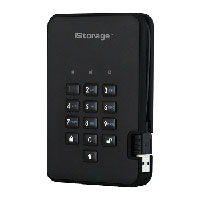 iStorage 2TB diskAshur2 USB 3.1 Encrypted External HDD/Hard Drive