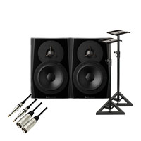 Dynaudio PRO LYD-5 Next Generation 5" Nearfield Studio Monitor +Adam Hall Stands+Leads