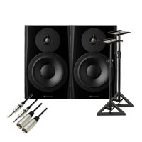 Dynaudio PRO LYD-8 Next Generation 8" Nearfield Studio Monitor + Adam Hall Stands + Leads