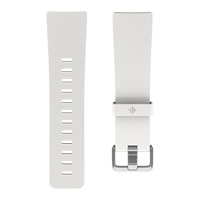 White Large Classic Band for FitBit Versa