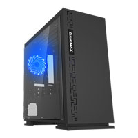 GameMax Expedition Chassis, Windowed, 120mm Blue LED Fan Included, Radiator Support, MicroATX/MiniITX, USB 3.0