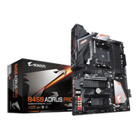 Gigabyte B450 AORUS Pro, AMD B450, AM4, DDR4, 2x M.2, 2-Way CrossFire, Intel GbE, USB3.1