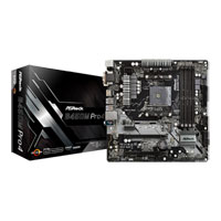 ASRock B450M Pro4, AMD B450, AM4, DDR4, 2x M.2, 2-Way CrossFire, Realtek GbE, USB 3.1 Gen2 A+C, MicroATX