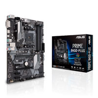 ASUS PRIME B450-PLUS, AMD B450, S AM4, DDR4, SATA3, M.2, 2-Way CrossFire, Realtek GbE, USB 3.1 Gen2 A + Gen1 C, ATX