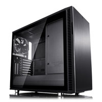 Fractal Design Define R6, Blackout, Tempered Glass, 3x 140mm Fans, E-ATX/ATX/MicroATX/MiniITX, USB 3.1 Gen2 Type-C