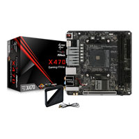 ASRock X470 Fatal1ty Gaming ITX-ac, AM4, DDR4, SATA3, M.2, USB USB 3.1 Gen2 A+C, 802.11ac, GbE, Mini-ITX