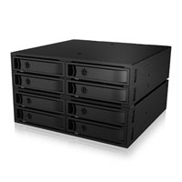 ICY BOX 8 Bay front 5.25" Bay w/ Mini SAS Host Connection