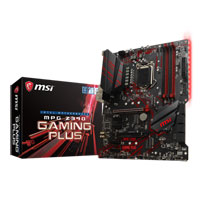 MSI MPG Z390 GAMING PLUS, Intel Z390, S 1151, DDR4, SATA3, Dual M.2, 2-Way CrossFire, Intel GbE, USB 3.1 Gen2 A+C, ATX