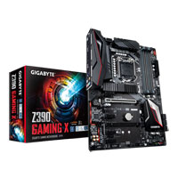 Gigabyte Z390 GAMING X, Intel Z390, S 1151, DDR4, SATA3, Dual M.2, 2-Way CrossFire, Intel GbE, USB 3.1 Gen2 A, ATX