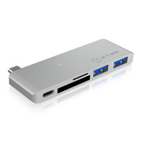 ICY BOX USB Type C Notebook Docking Station with Card Reader