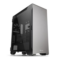 ThermalTake A500 Aluminium TG, Grey, Mid Tower PC Case, w/ Tempered Glass Windows, ATX/mATX/mITX, 3x 120mm Fans, USB-C