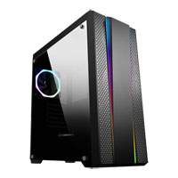 GameMax Demolition RGB Chassis, Tempered Glass, 1x 120mm Fan, Radiator Support, ATX/MicroATX/Mini ITX, USB 3.0