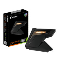 AORUS GeForce RTX NVLink SLI Bridge, 2-Way w/ 60mm 3-Slot Configuration, RGB Fusion, for GeForce RTX 2080/2080 Ti