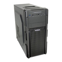 Antec GX200, Black, Mid Tower Computer Chassis, ATX MicroATX Mini-ITX, 120mm Fan, Audio In/Out, 2xUSB 2.0, USB 3.0