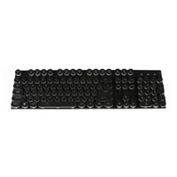 Xclio KB100-W PUNK Retro/Typewriter Black Keyboard Backlit White