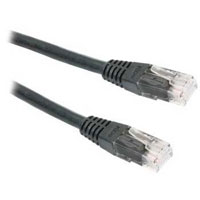 Xclio CAT6 0.25M Snagless Moulded Gigabit Ethernet Cable RJ45 Black