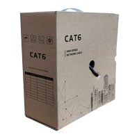 100M CAT6 CCA UTP Ethernet Network Cable CCA Indoor/Outdoor in Pull Box - Black