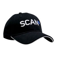 Scan Baseball Cap Brushed Cotton Twill, Ventilated with Sweat Band, Adjustable One Size Fits ALL