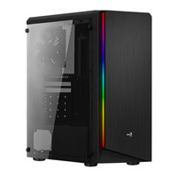 Aerocool Rift Mid Tower Chassis, Windowed, RGB, 120mm Fan, USB 3.0, ATX/MicroATX/Mini-ITX