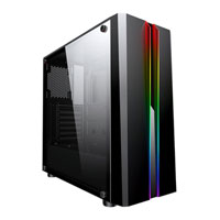 CiT Zoom, Black, Mid Tower Chassis, Window, ATX, MicroATX, Mini-ITX, HD Audio, Mic In, 2x USB 2.0, USB 3.0