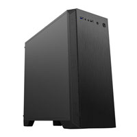 CiT Serenity MicroATX Gaming Chassis, Black,, MicroATX, Mini-ITX, 120mm Fan, HD Audio, Mic In, USB 2.0, USB 3.0