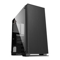 GameMax Knight, Black, Mid Tower Chassis, Window, ATX, MicroATX, Mini-ITX, HD Audio,Mic In, 2x USB 3.0, USB 2.0