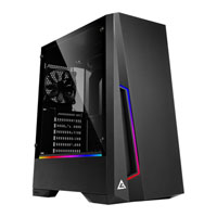 Antec Dark Phantom DP501 Mid Tower, Tempered Glass, ARGB, 120mm Fan, Upto 360mm Radiator, ATX/MicroATX/Mini-ITX