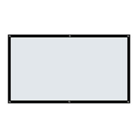 Xclio Projector Screen 96" 16:9 Widescreen Matt White 6 Eyelets