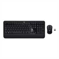 Logitech Advanced Wireless Keyboard and Ambidextrous Mouse Combo
