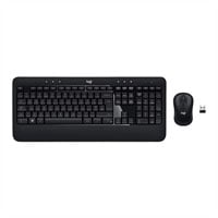 Logitech Advanced Combo Wireless Keyboard and Ambidextrous Mouse