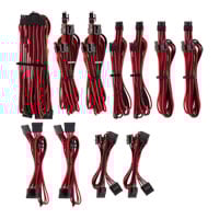 Corsair Type 4 Gen 4 PSU Red/Black Sleeved Cable Pro Kit